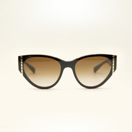 Chanel CH-4265 Occhiali Rotondi da Sole Colore Argento Marrone Nero